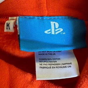 PlayStation Japanaese logo Orange sweatshirt - men’s medium